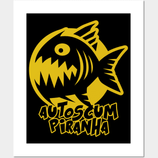 Autoscum Piranha Posters and Art